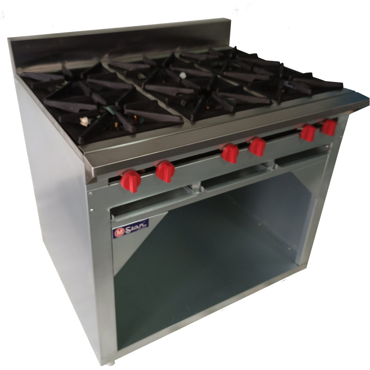 6 Burner Gas Stove with Cabinet