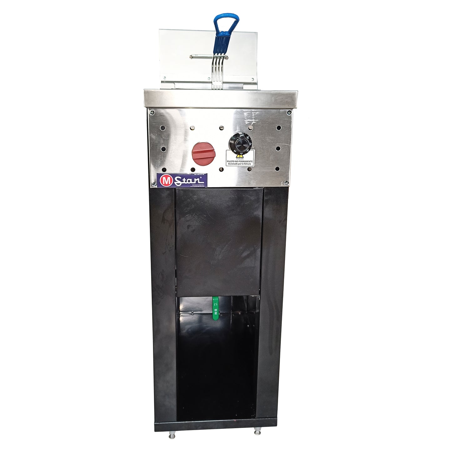 Freidora a gas de 1 cesta 17Lts. de Aceite mas 3Lts. de agua