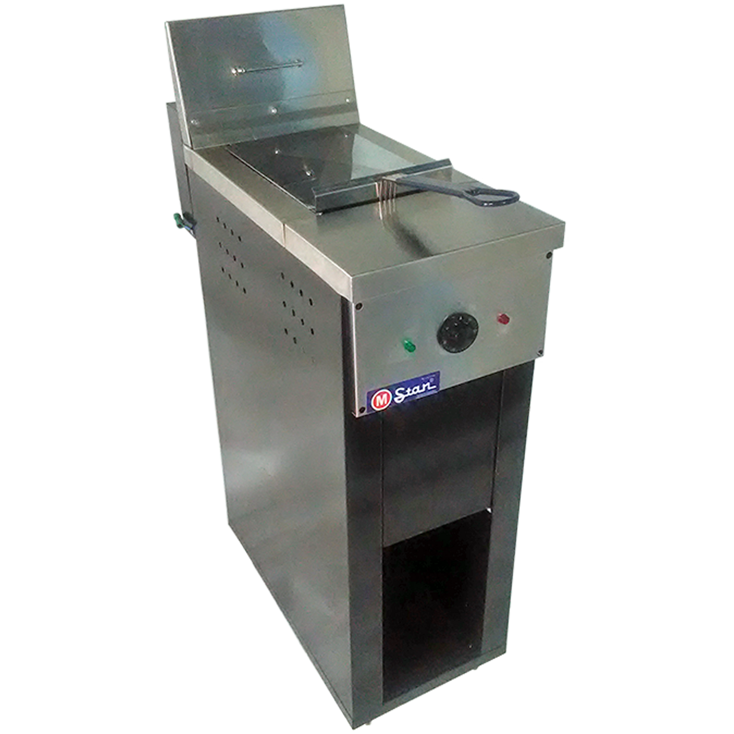 Electric fryer with 1 basket 17Lts. of oil plus 3Lts. of water