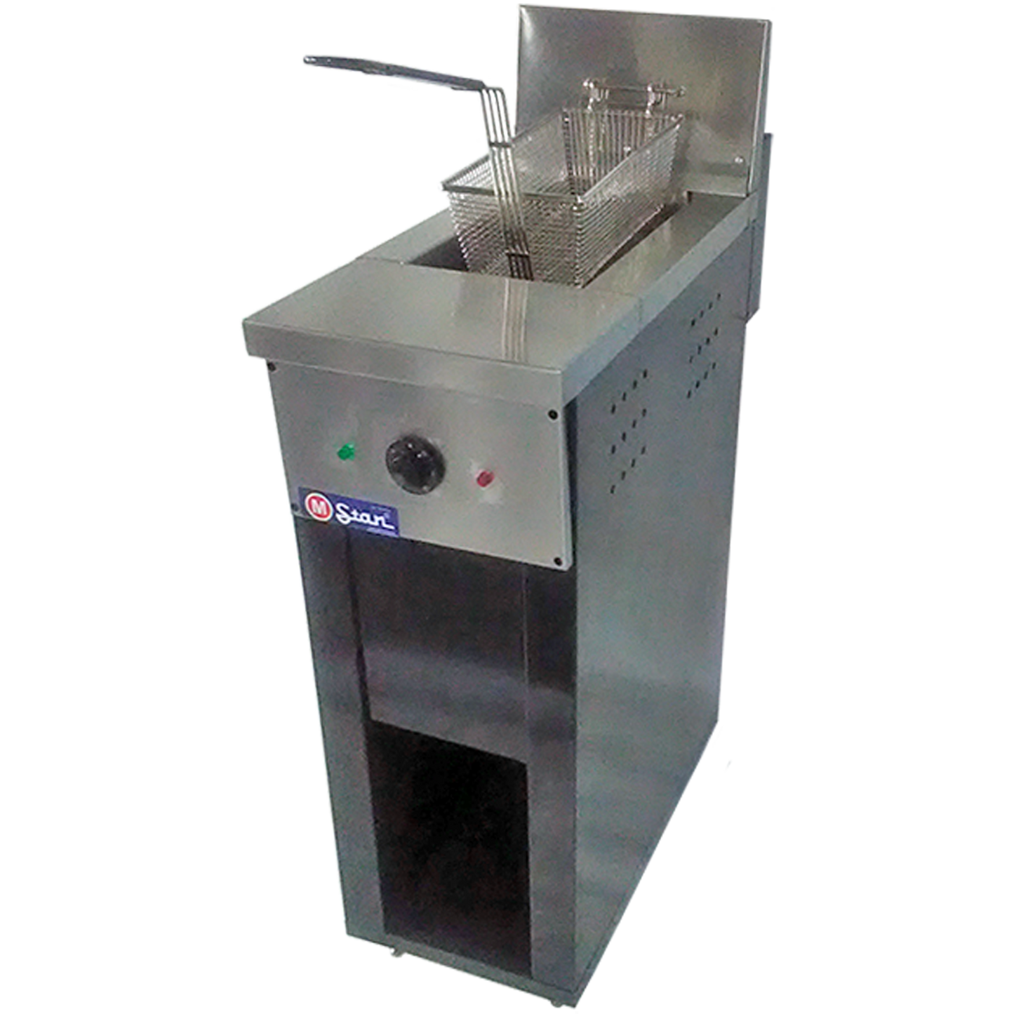 Electric fryer with 1 basket 17Lts. of oil plus 3Lts. of water