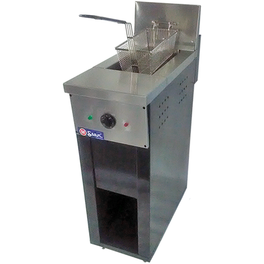 Electric fryer with 1 basket 17Lts. of oil plus 3Lts. of water