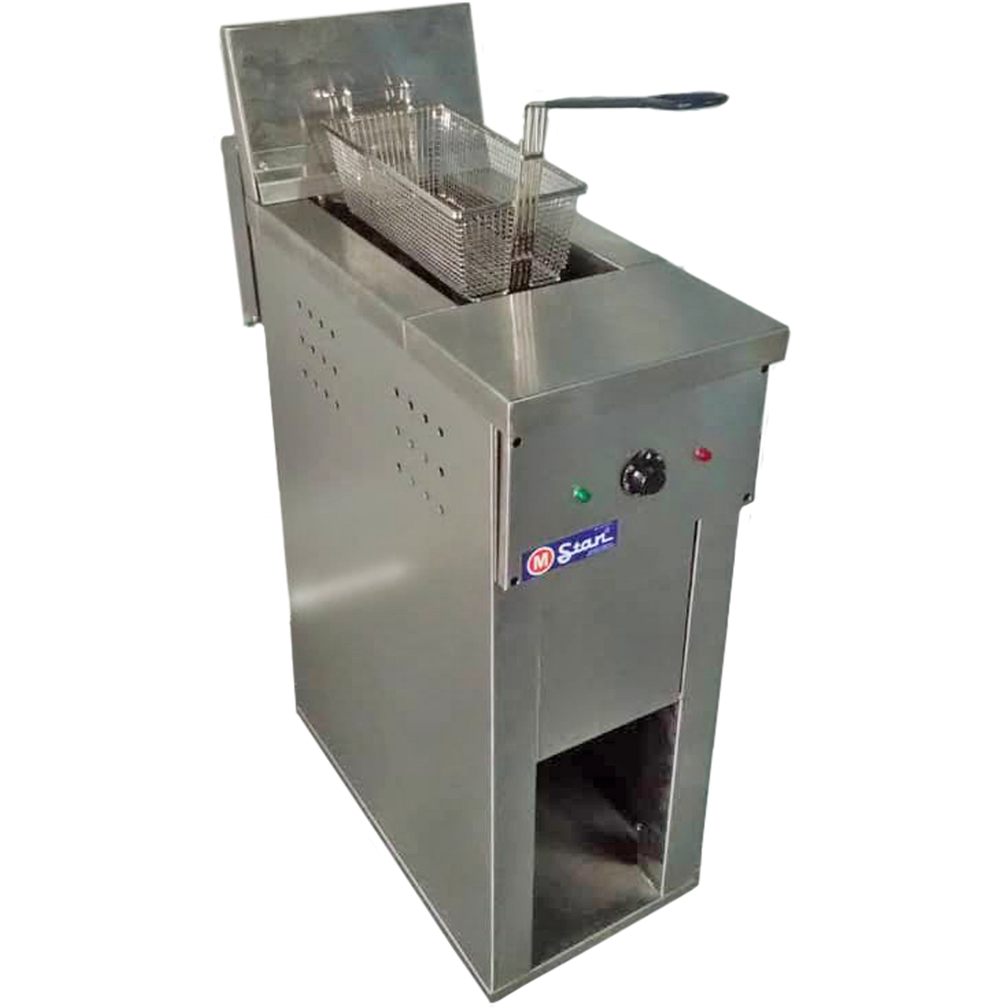 Electric fryer with 1 basket 17Lts. of oil plus 3Lts. of water