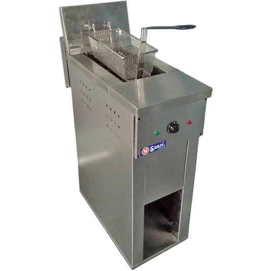 Electric fryer with 1 basket 17Lts. of oil plus 3Lts. of water