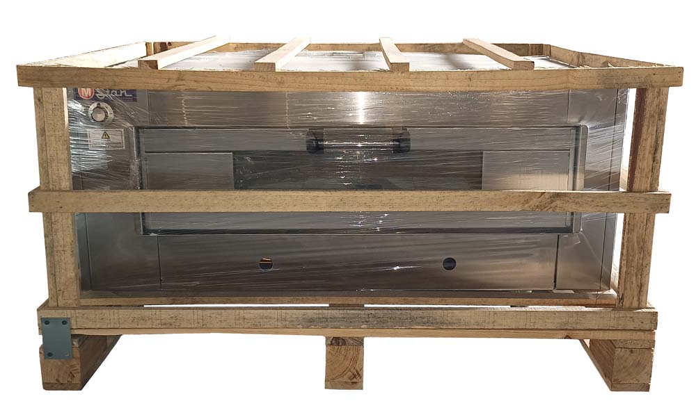 Horno a gas, 1 Cámara AI, Boca 14, Piso Refractario, Puerta de Vidrio
