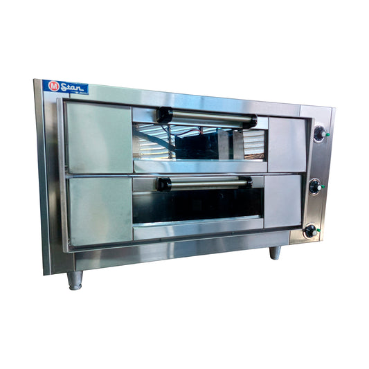 Electric oven 2 chamber mouth 14cm Iron floor