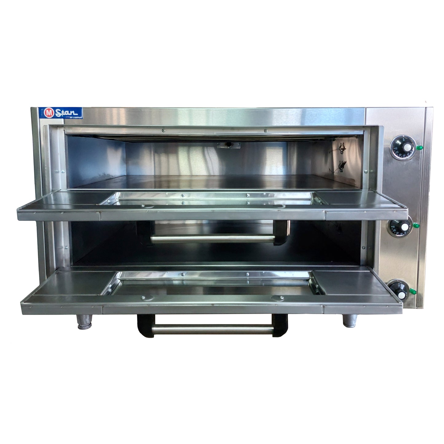 Horno eléctrico 2 Camara boca 14cm Piso de hierro