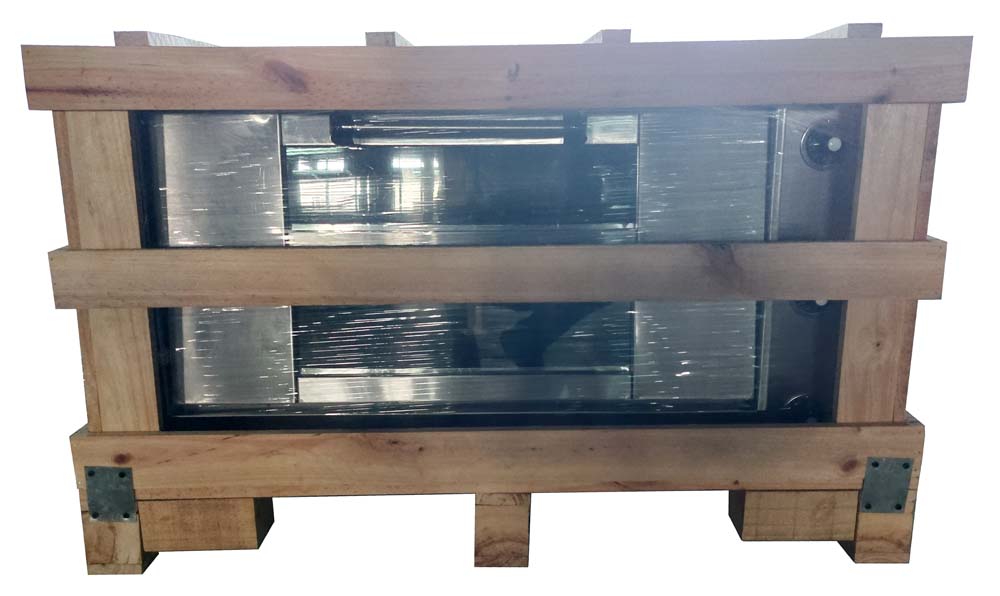 Horno eléctrico 2 Camara boca 14cm Piso de hierro