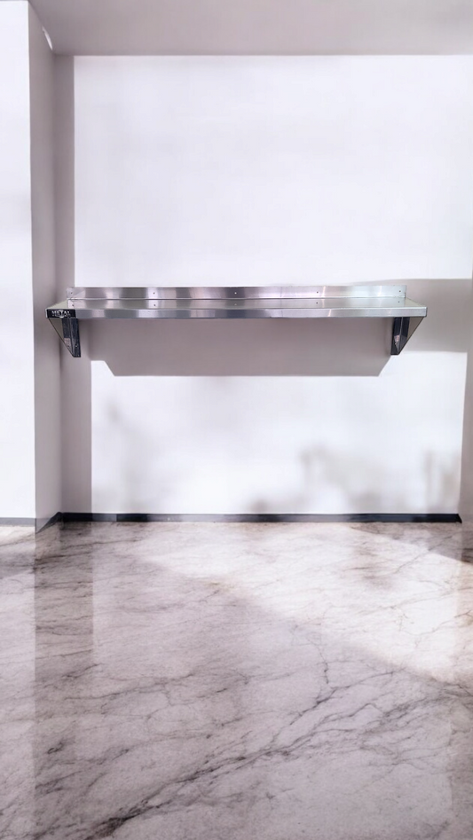 Repisa en Acero inoxidable 430 150cm x30.5cm