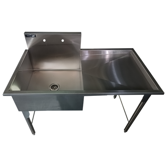 Single Sink with Drainer in AI 430