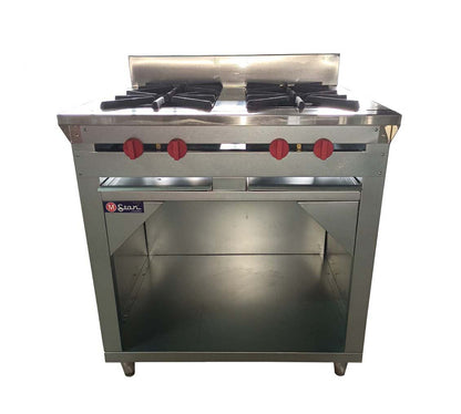 4 Burner Gas Stove with Cabinet