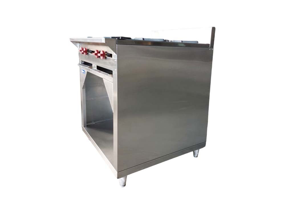 4 Burner Gas Stove with Cabinet