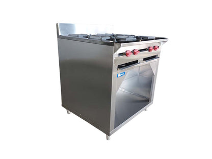 4 Burner Gas Stove with Cabinet