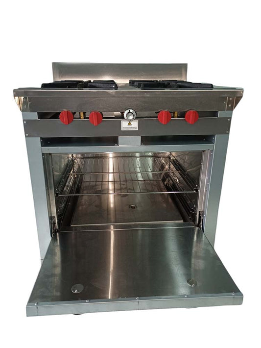Cocina a gas 4 Hornillas Hondas y Horno