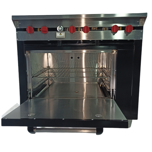 Cocina a gas 6 Hornillas Hondas y Horno