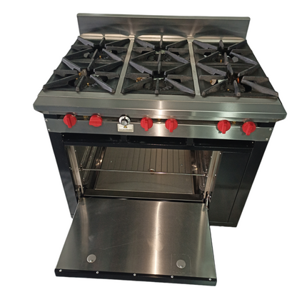 6 Burner Gas Stove and Oven