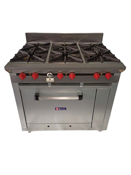 6 Burner Gas Stove and Oven