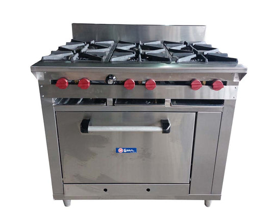 6 Burner Gas Stove and Oven
