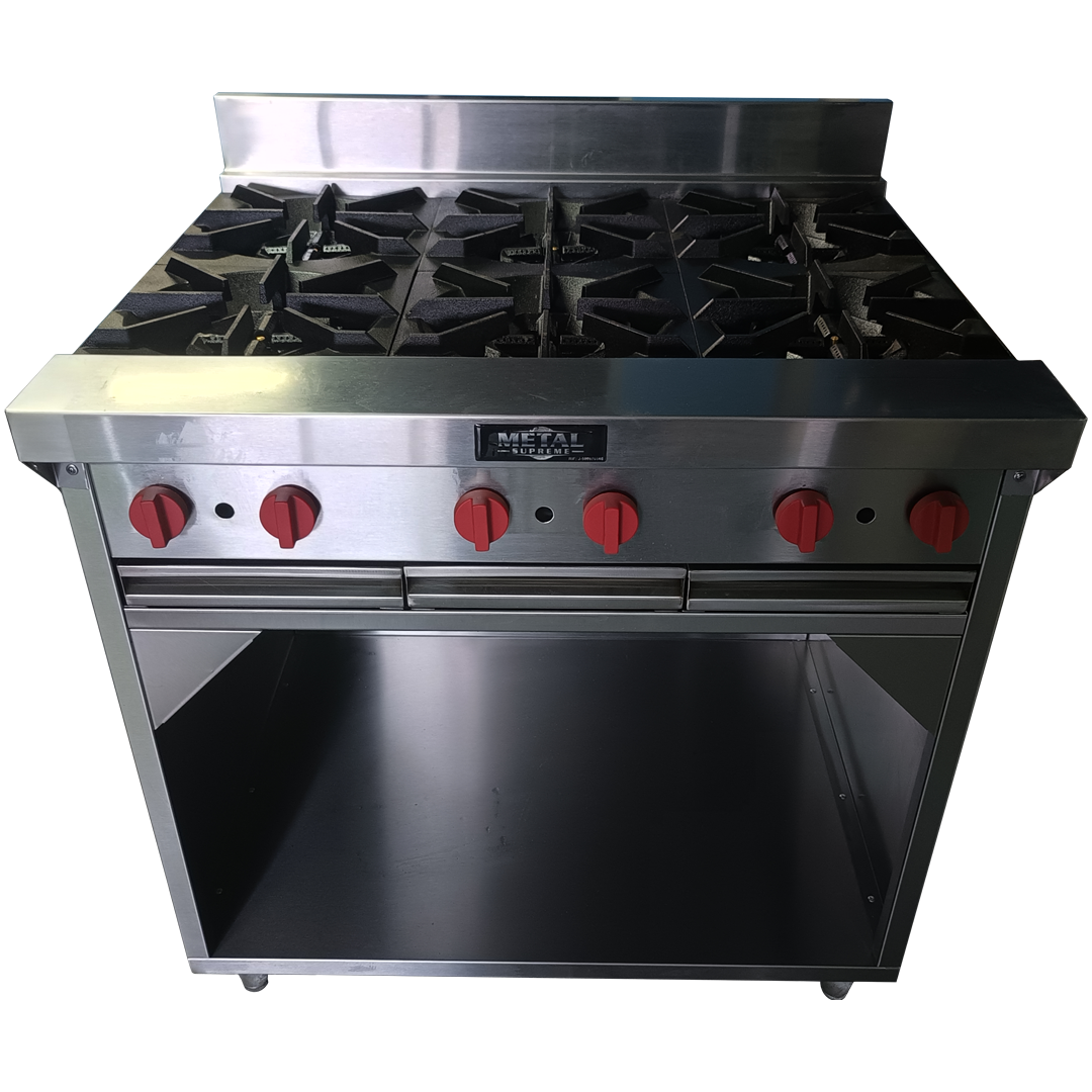 6 Burner Gas Stove with Cabinet