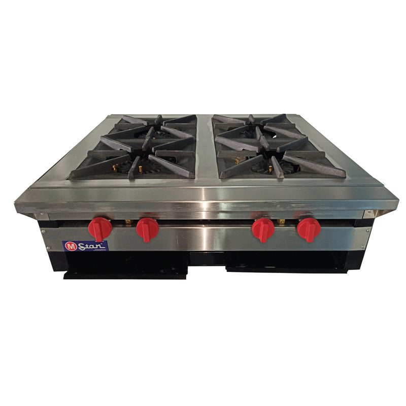 Gas stove 4 burners Tope line