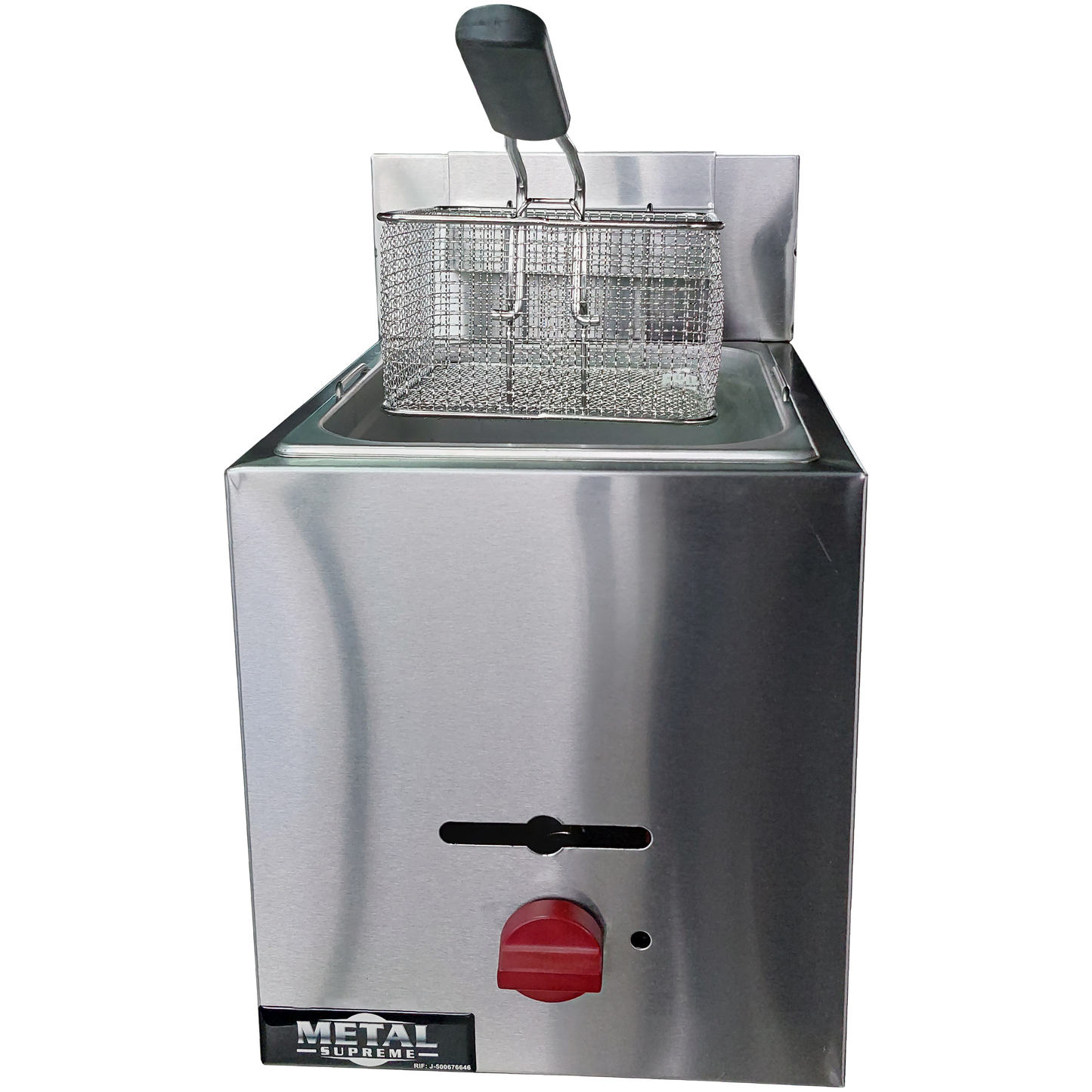 Freidor a gas de Mostrador  1 cesta 4Lts. de aceite