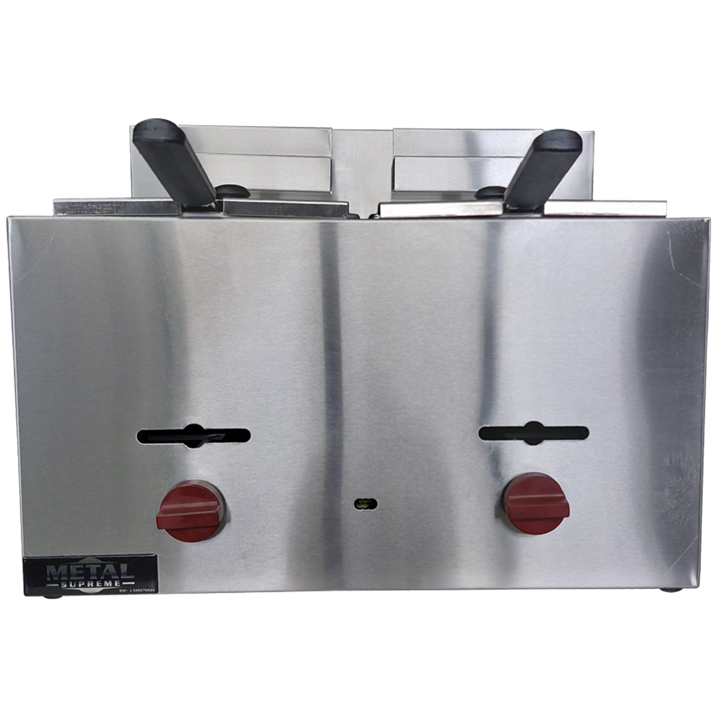 Countertop gas fryer 2 baskets 8Lts. of oil