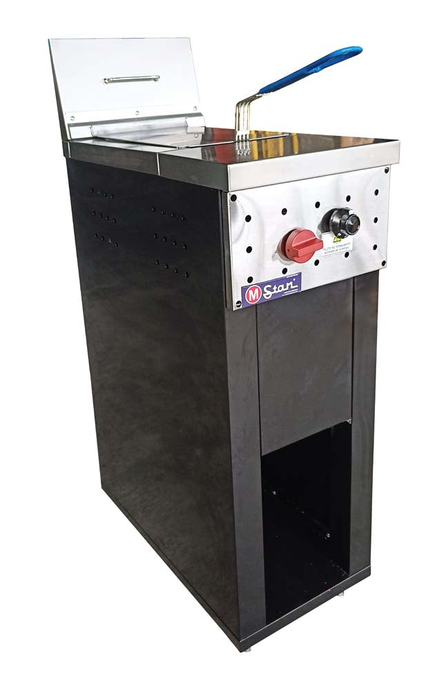 1-basket gas fryer 17Lts. of oil plus 3Lts. of water