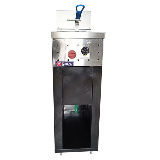 1-basket gas fryer 17Lts. of oil plus 3Lts. of water
