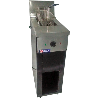 Electric fryer with 1 basket 17Lts. of oil plus 3Lts. of water