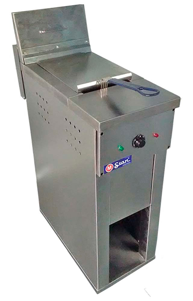 Electric fryer with 1 basket 17Lts. of oil plus 3Lts. of water