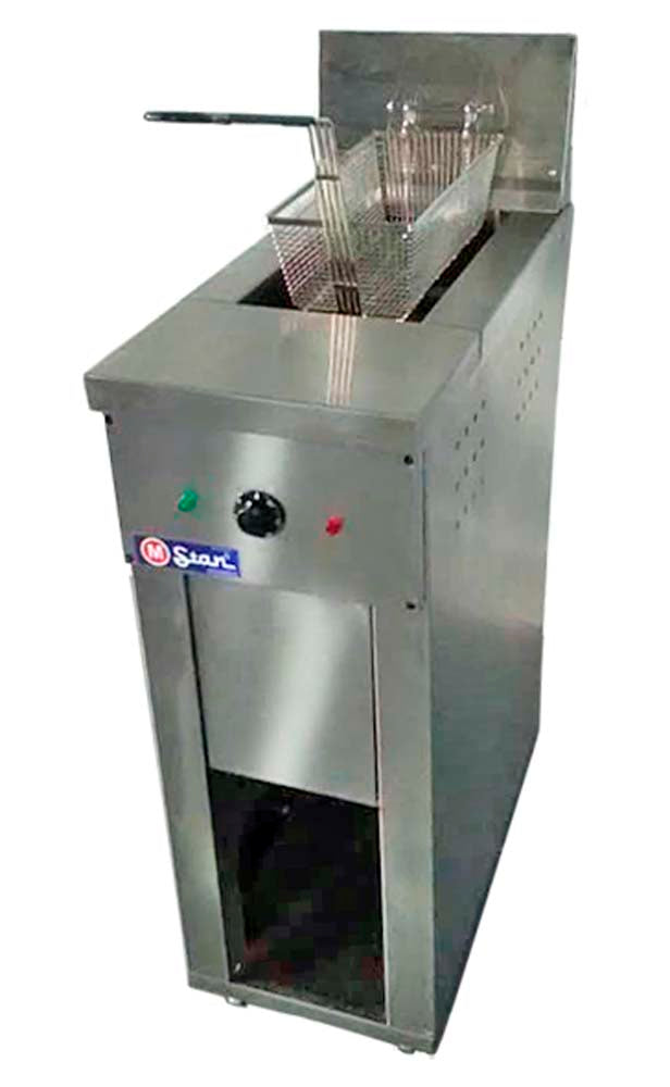 Electric fryer with 1 basket 17Lts. of oil plus 3Lts. of water