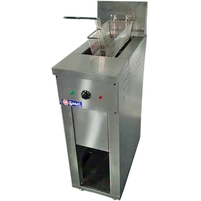 Electric fryer with 1 basket 17Lts. of oil plus 3Lts. of water