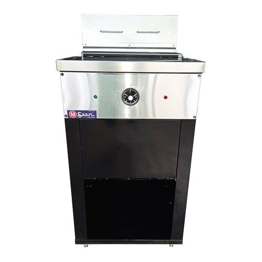 2-basket electric fryer 30Lts. of oil plus 5Lts. of water