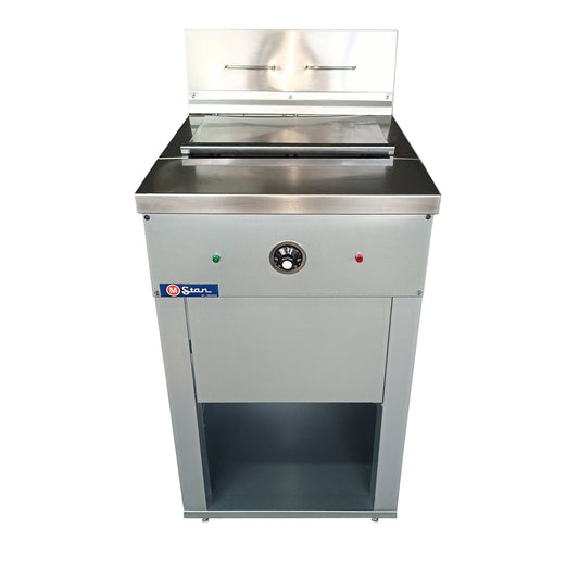 2-basket electric fryer 30Lts. of oil plus 5Lts. of water