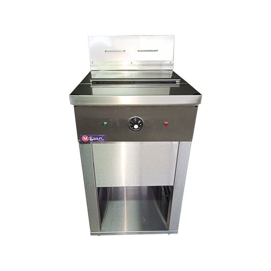 2-basket electric fryer 30Lts. of oil plus 5Lts. of water