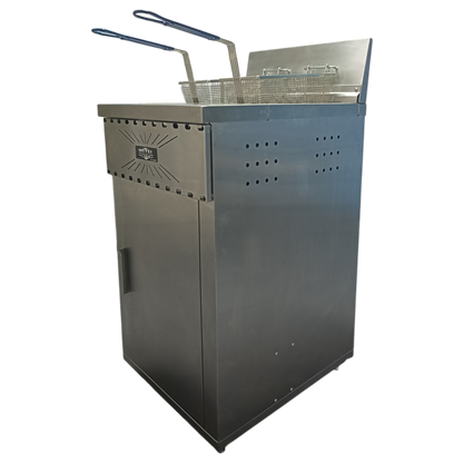 GAS FRYER FOR 35 LTS OF OIL OR 30 LTS OF OIL AND 5 LTS OF WATER APPROX.