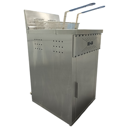 GAS FRYER FOR 35 LTS OF OIL OR 30 LTS OF OIL AND 5 LTS OF WATER APPROX.
