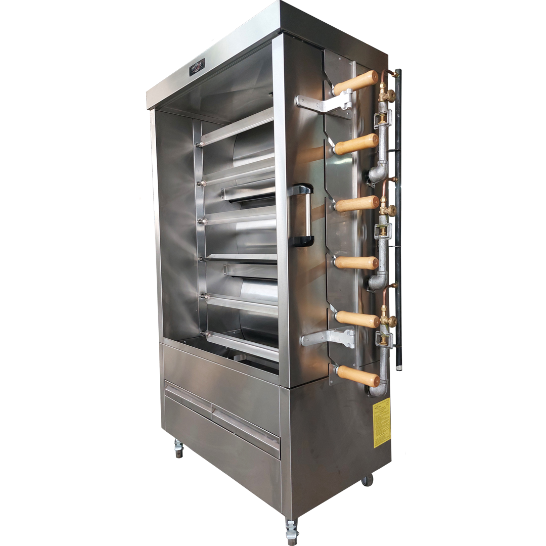 Gas Chicken Roaster for 30 Chickens