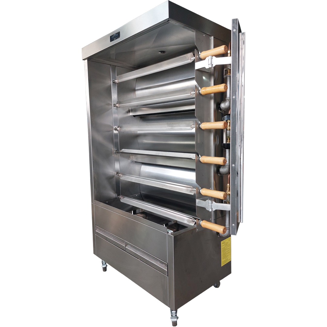 Gas Chicken Roaster for 30 Chickens