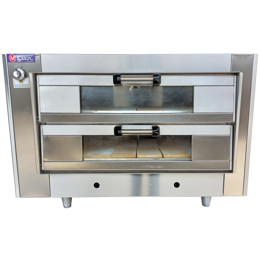 2 Chamber AI Gas Oven, Boc 14, Refractory Floor, Glass Door