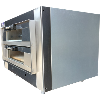 2 Chamber AI Gas Oven, Boc 14, Refractory Floor, Glass Door