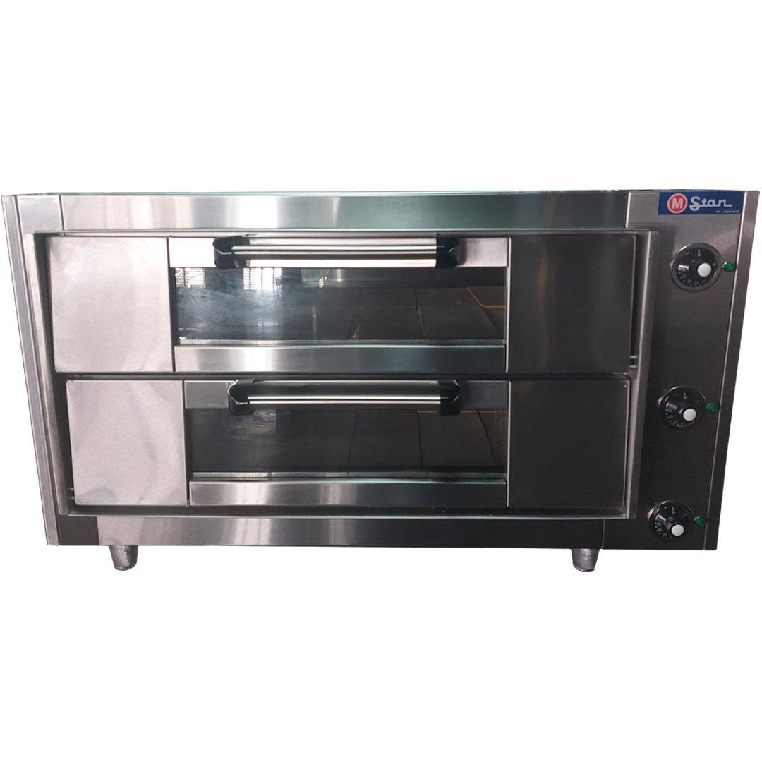 Electric oven 2 chamber mouth 14cm Refractory floor
