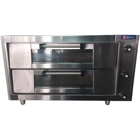 Electric oven 2 chamber mouth 14cm Refractory floor