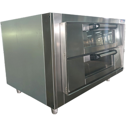 Electric oven 2 chamber mouth 14cm Refractory floor