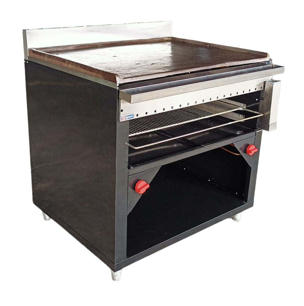 90 cm Griddle with Grill