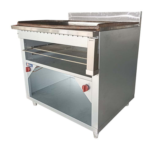 90 cm Griddle with Grill