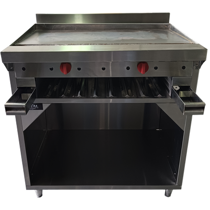 90cm gas griddle