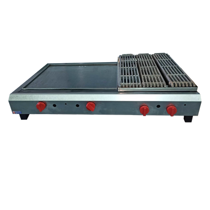 Plancha y parrillera de mostrador