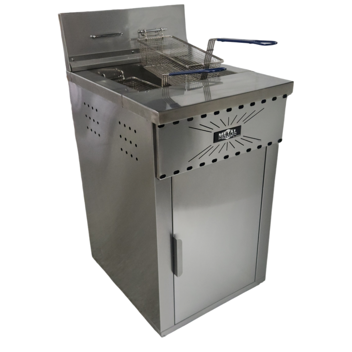 GAS FRYER FOR 35 LTS OF OIL OR 30 LTS OF OIL AND 5 LTS OF WATER APPROX.