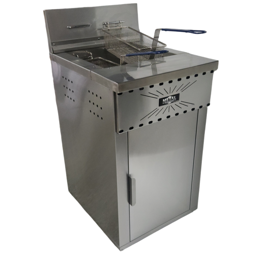 GAS FRYER FOR 35 LTS OF OIL OR 30 LTS OF OIL AND 5 LTS OF WATER APPROX.