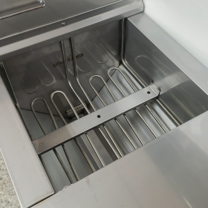 ELECTRIC FRYER FOR 33 LTS OF OIL OR 30 LTS OF OIL AND 3 LTS OF WATER APPROX.